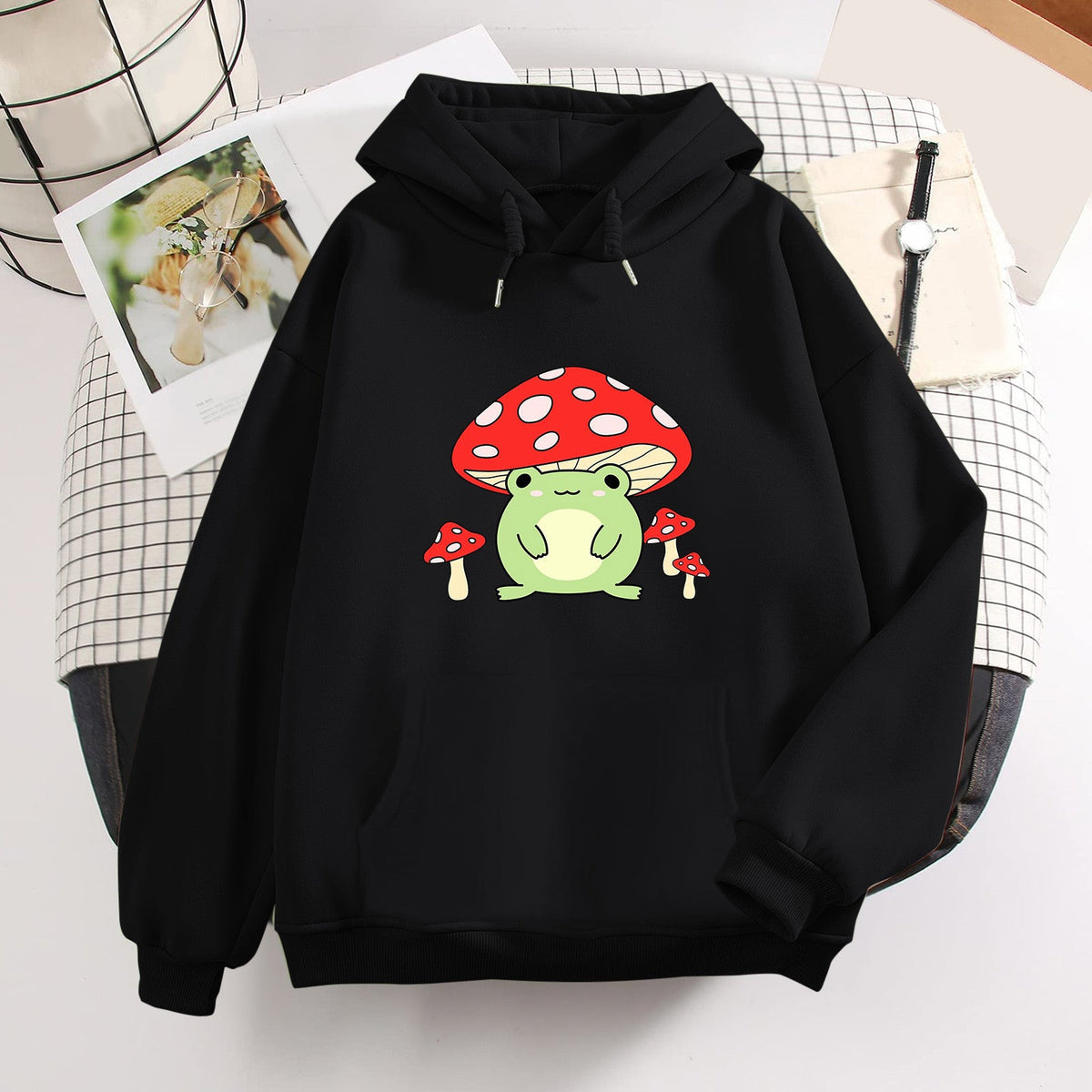 Mushroom Club Graphic Hoodie
