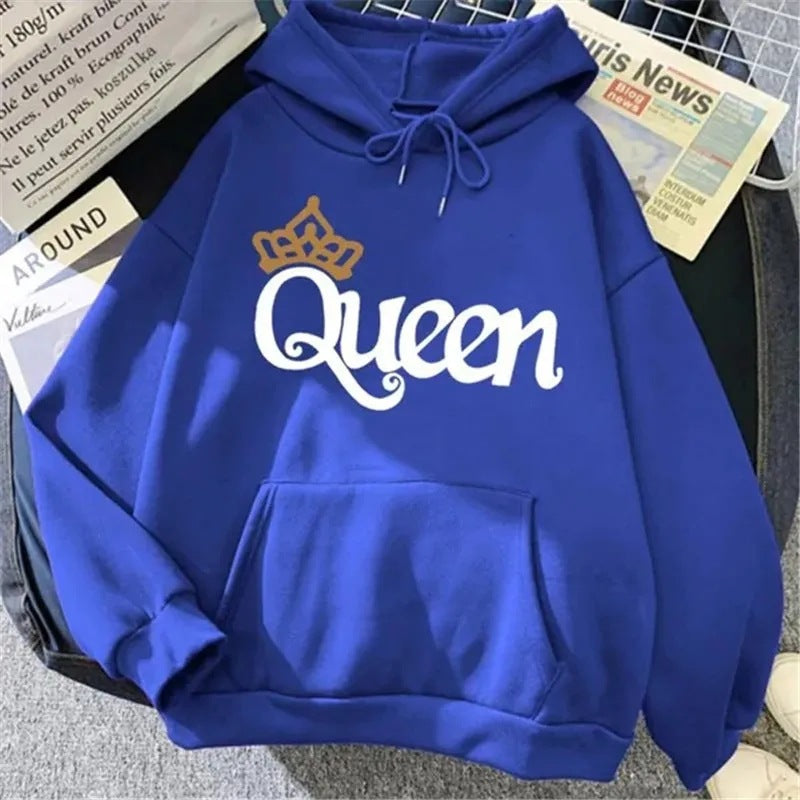 Queen Graphic Relaxed Hoodie