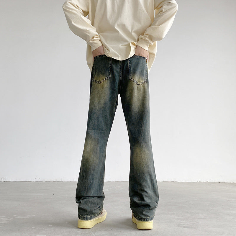 Vintage Fade Straight-Leg Jeans
