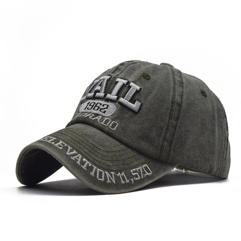 Heritage Embroidered Washed Cap