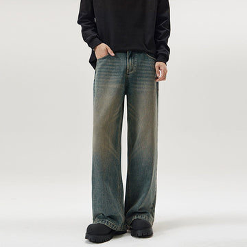 Vintage Fade Wide-Leg Jeans