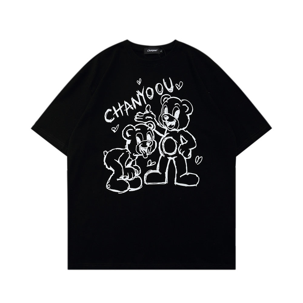 Midnight Sketch Oversized Tee