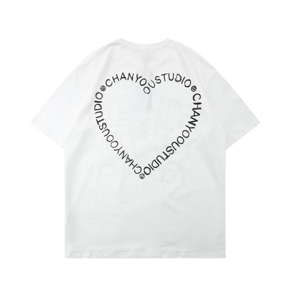 Midnight Sketch Oversized Tee