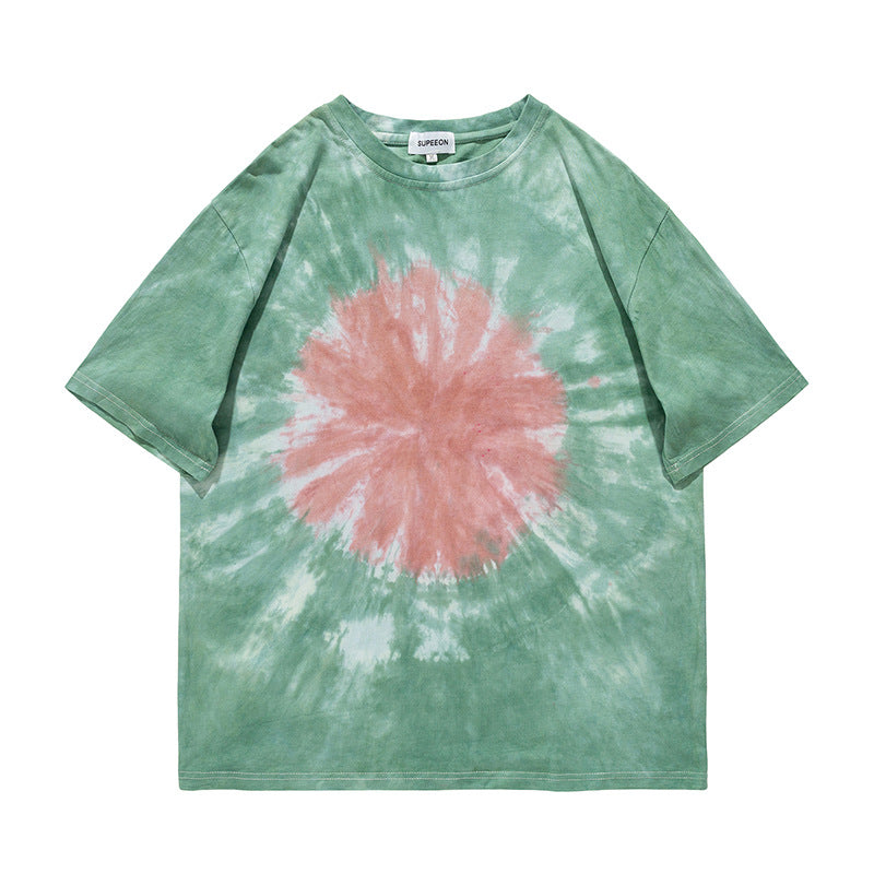 Solar Spiral Tie-Dye Tee