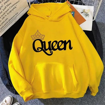Queen Graphic Relaxed Hoodie
