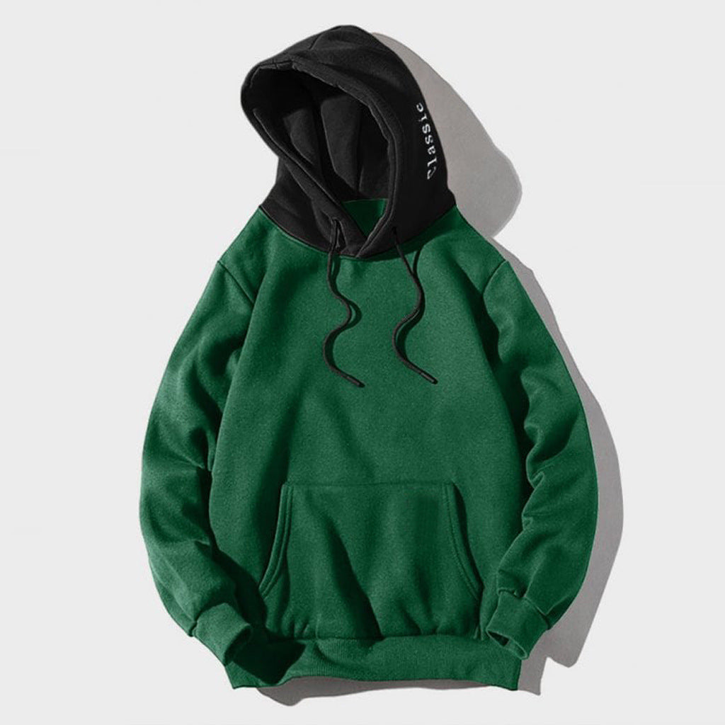 Contrast Hood Essential Hoodie