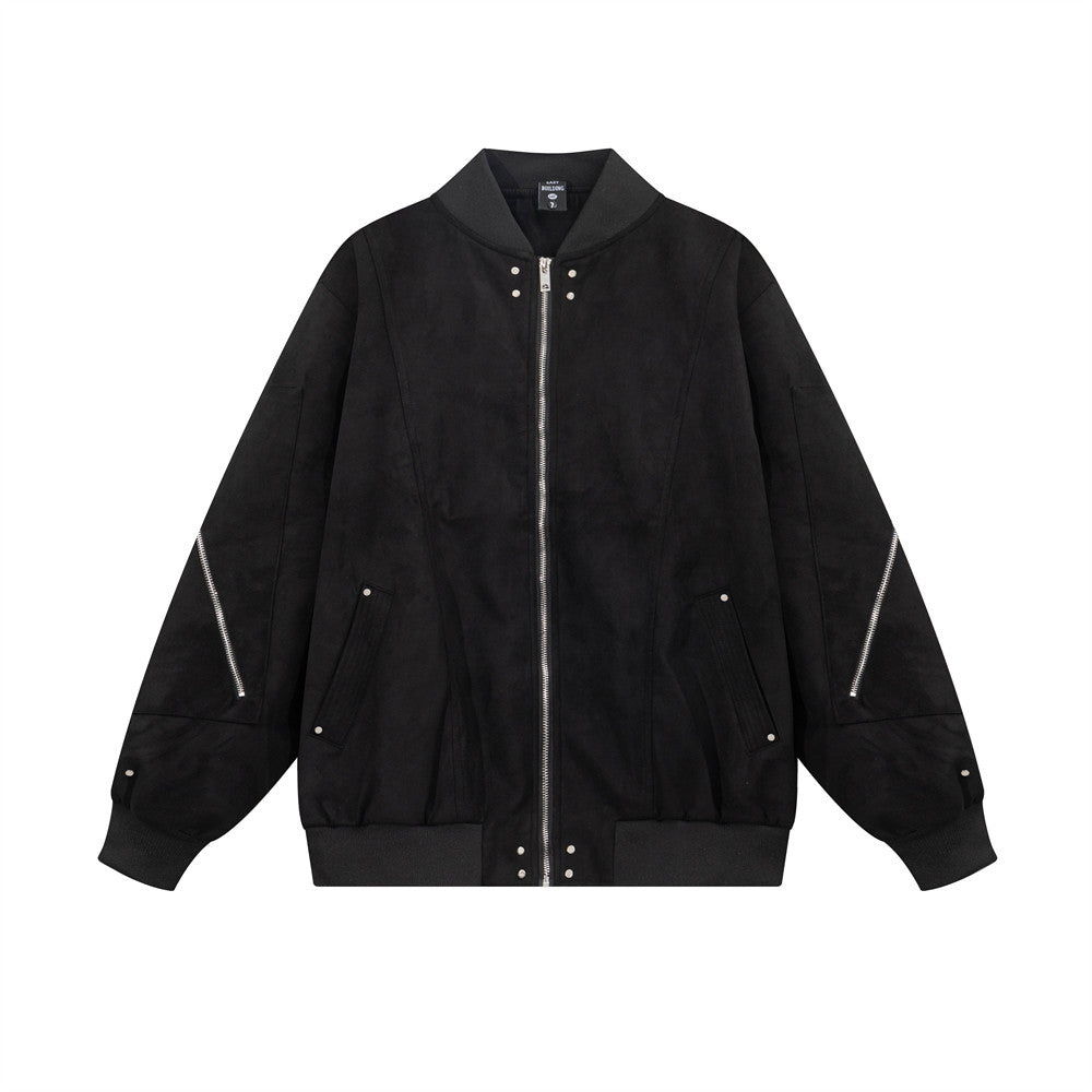 Utility Contrast Bomber Jacket