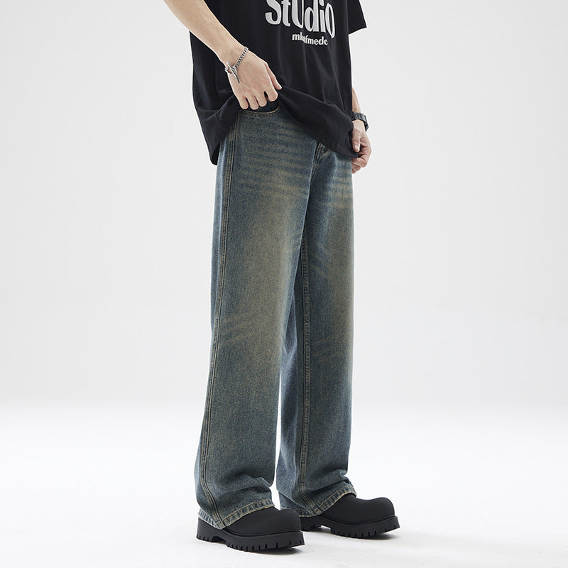 Mineral Wash Relaxed Jeans