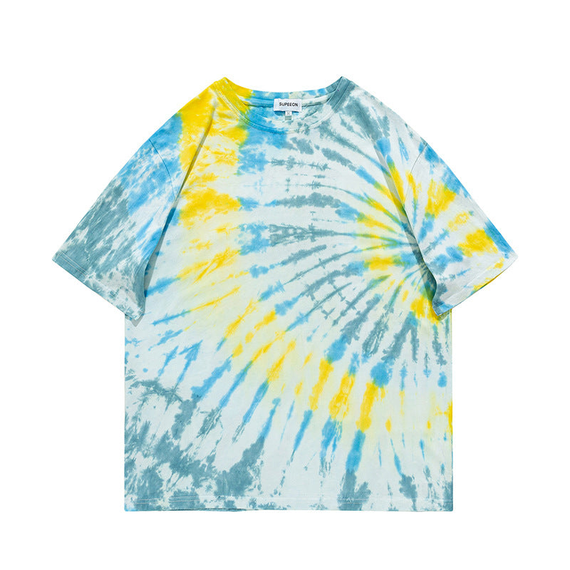 Solar Spiral Tie-Dye Tee