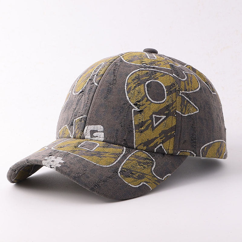 Vintage Frayed Graphic Cap