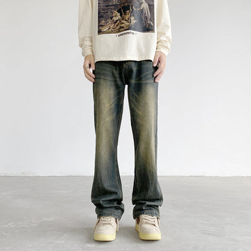 Vintage Fade Straight-Leg Jeans