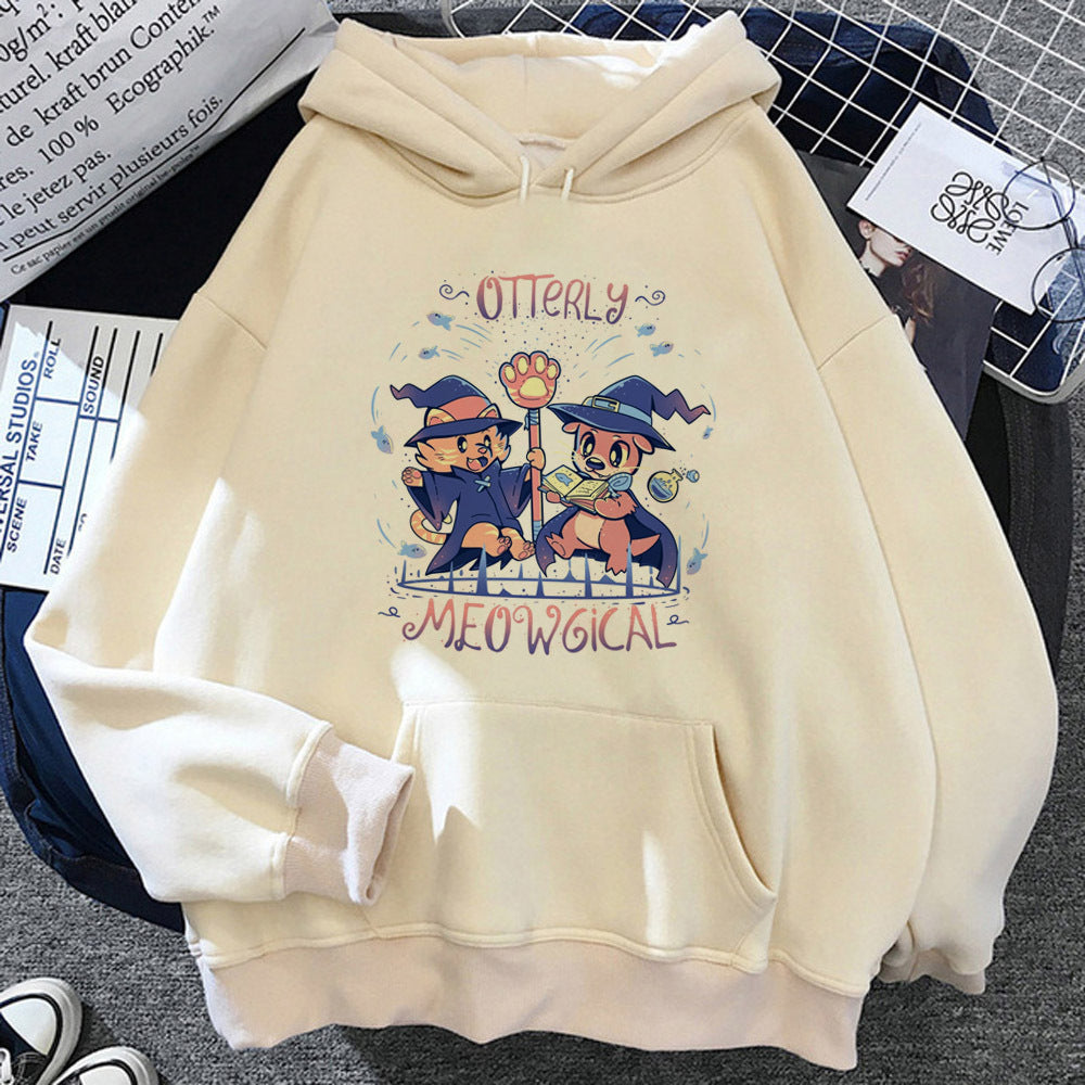 Fuzzy Icon Graphic Hoodie