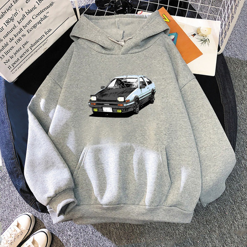 Retro Drive Graphic Hoodie