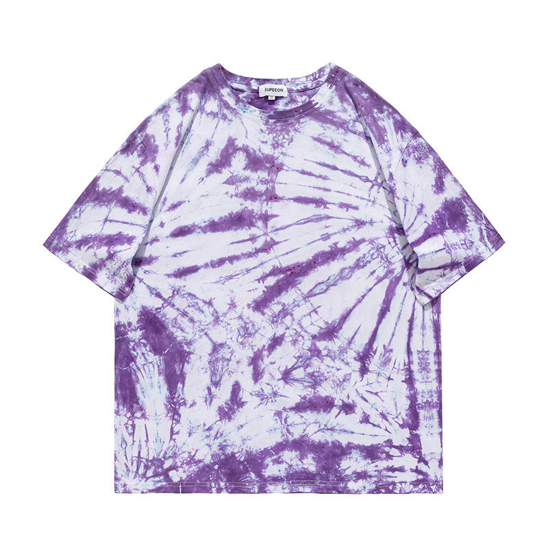 Solar Spiral Tie-Dye Tee