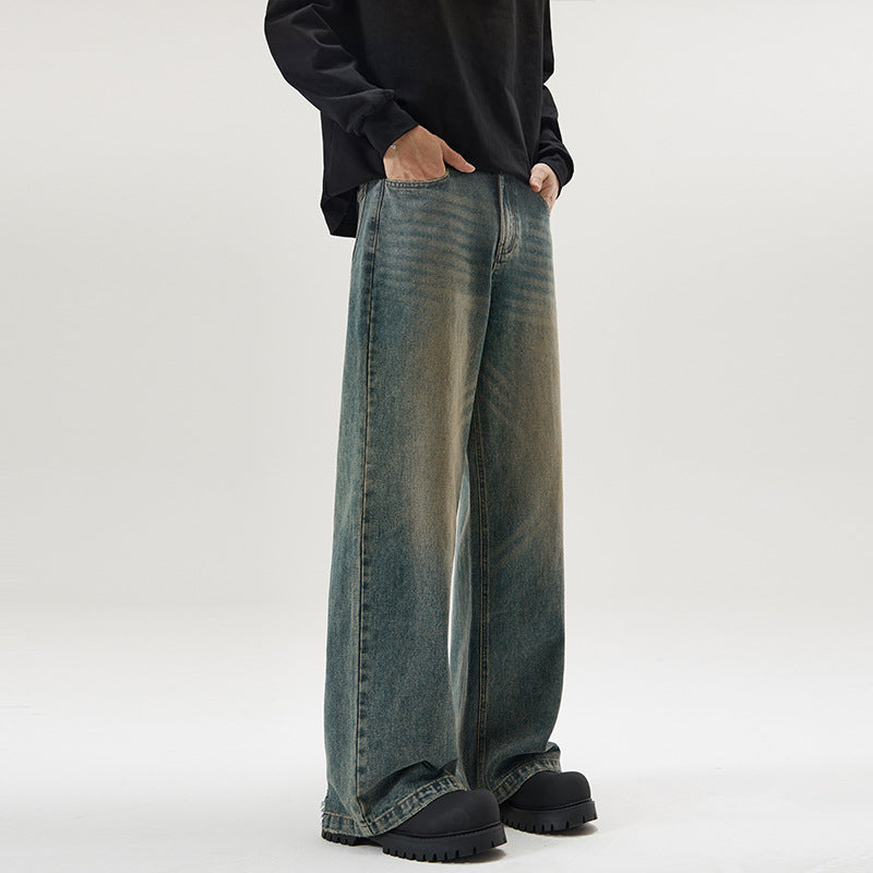 Vintage Fade Wide-Leg Jeans