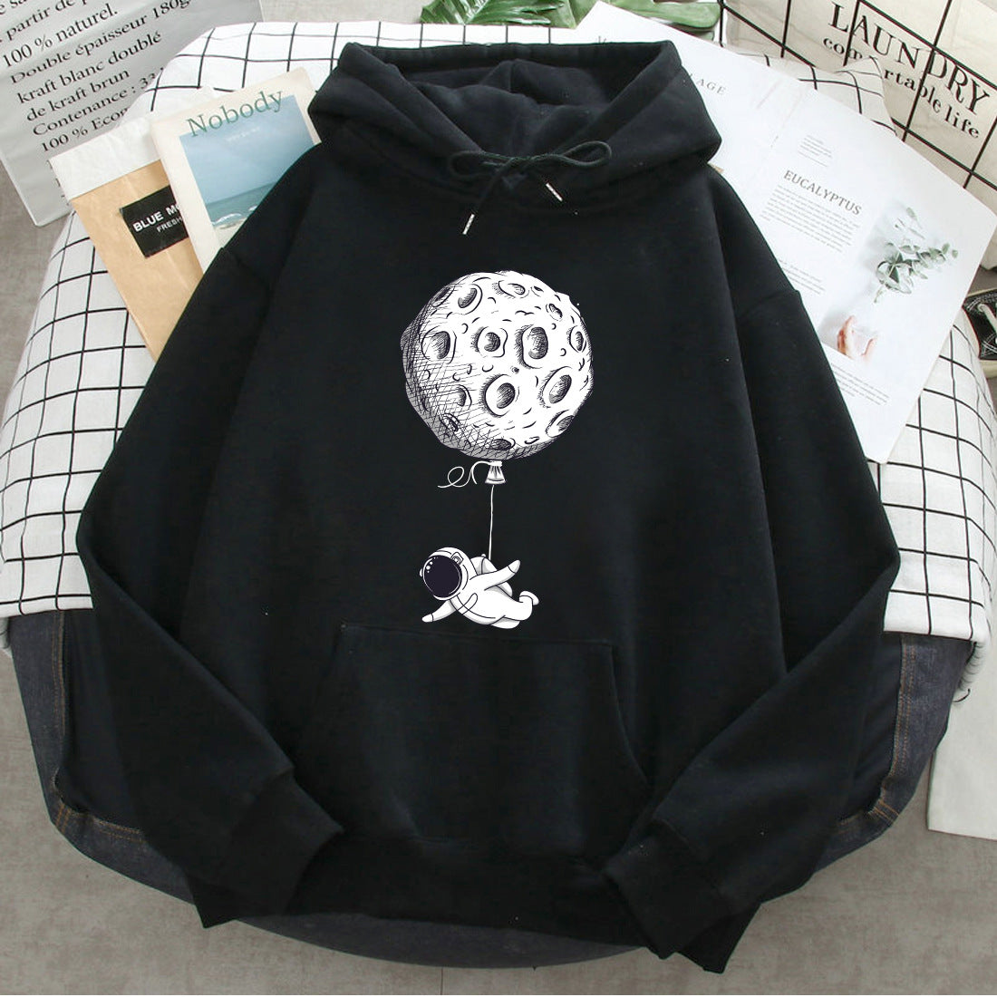 Lunar Drift Graphic Hoodie