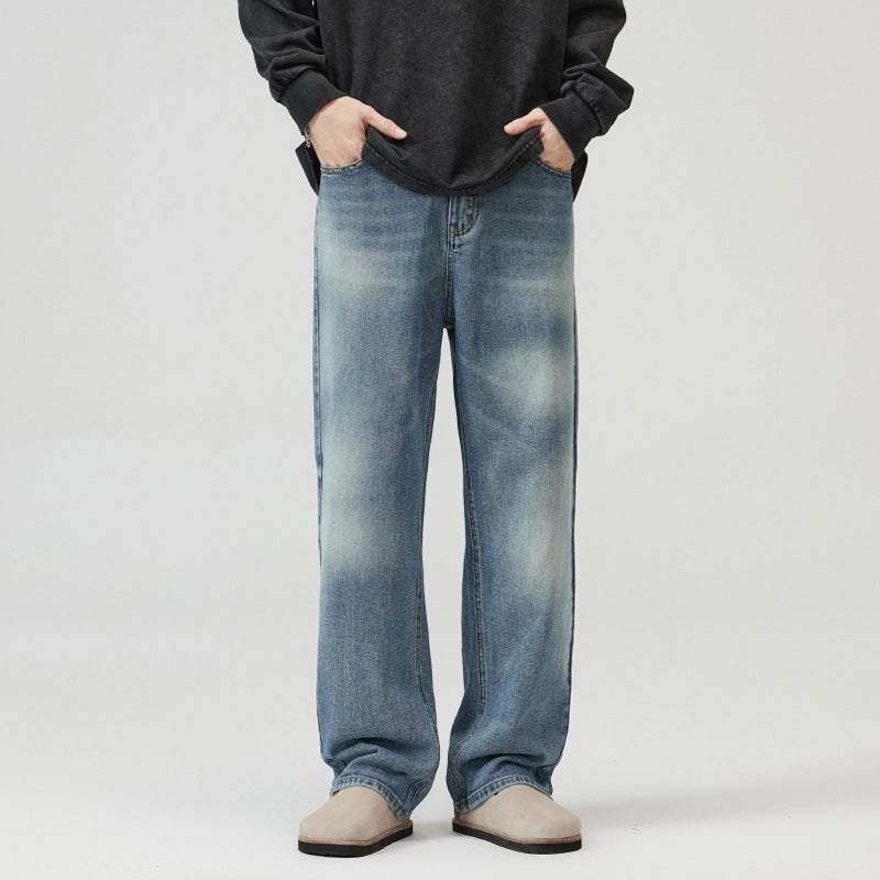 Heritage Wash Straight Jeans