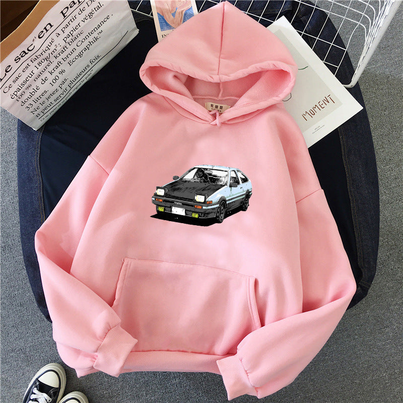 Retro Drive Graphic Hoodie