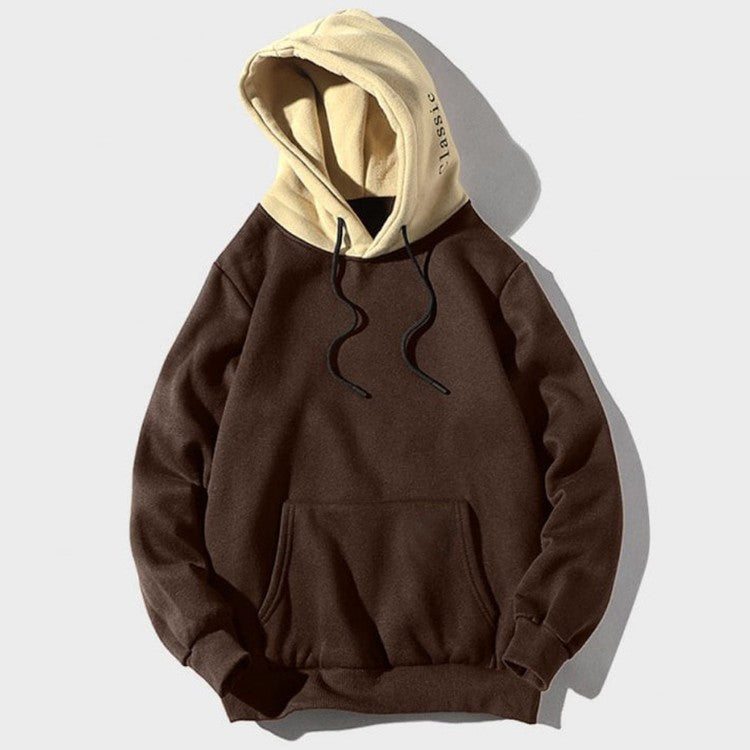 Contrast Hood Essential Hoodie