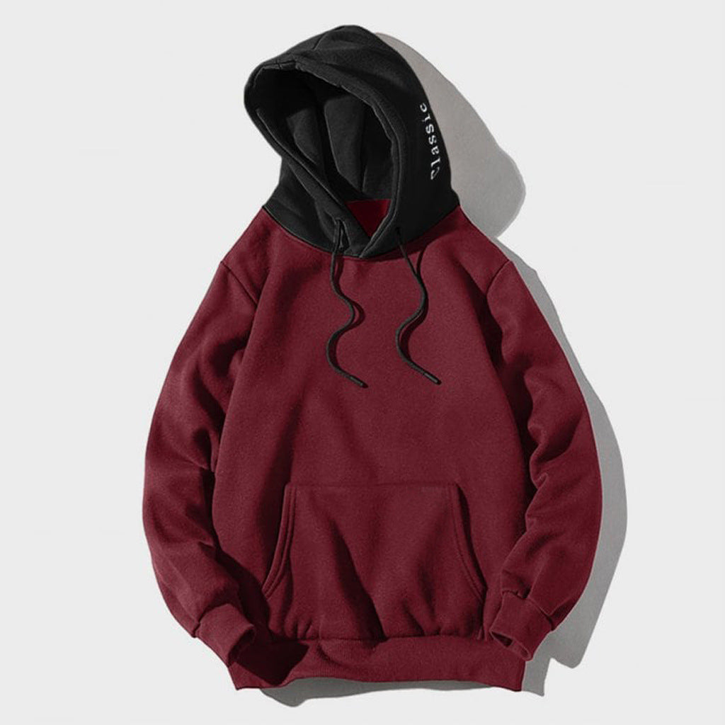 Contrast Hood Essential Hoodie