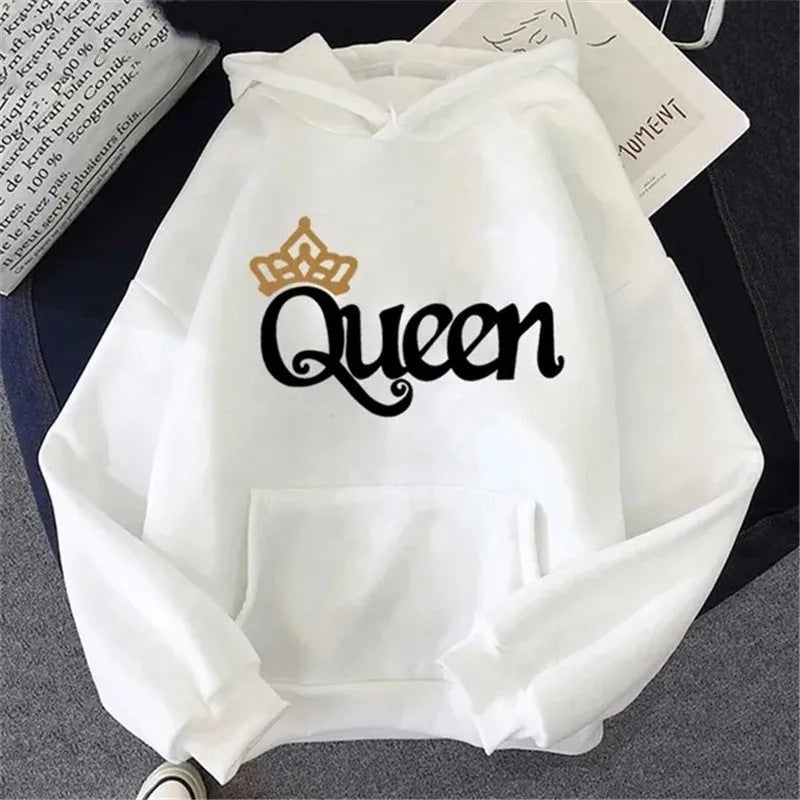 Queen Graphic Relaxed Hoodie