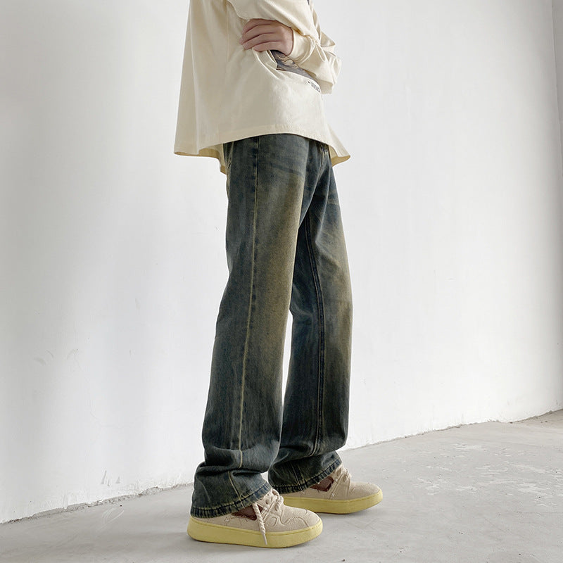 Vintage Fade Straight-Leg Jeans