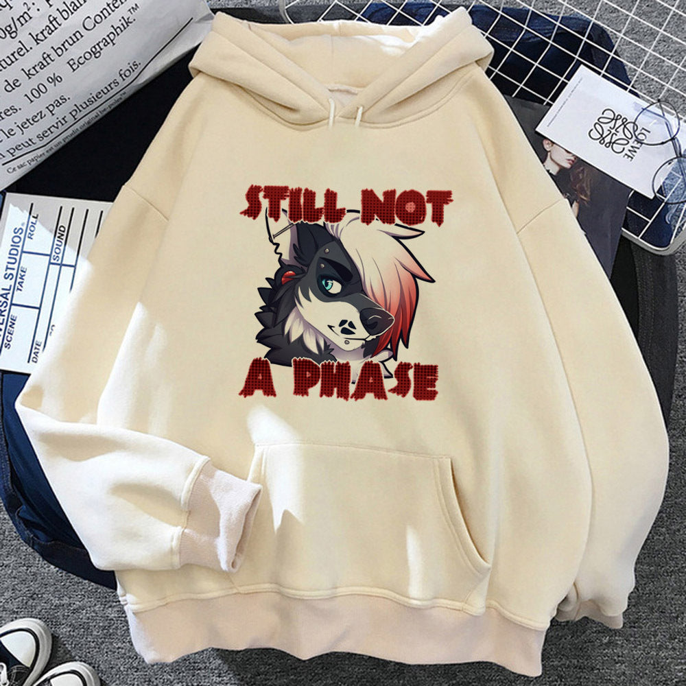 Fuzzy Icon Graphic Hoodie
