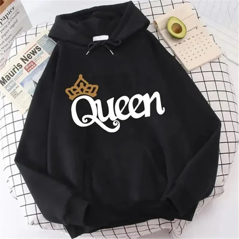 Queen Graphic Relaxed Hoodie