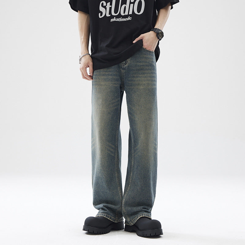 Mineral Wash Relaxed Jeans