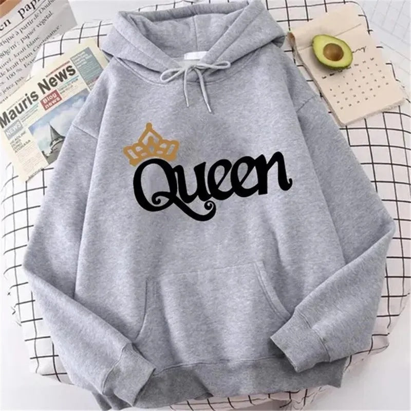 Queen Graphic Relaxed Hoodie