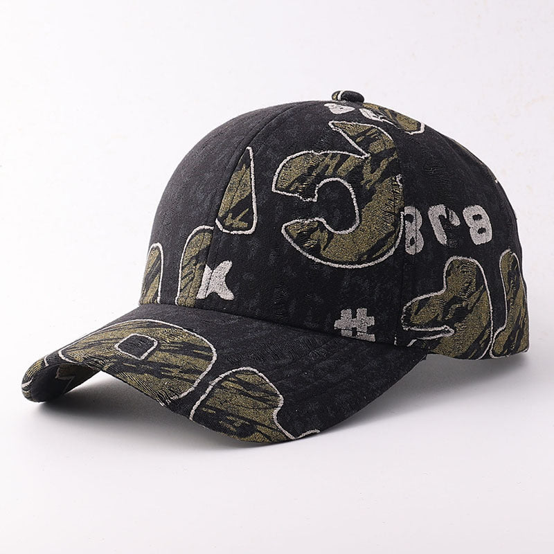 Vintage Frayed Graphic Cap