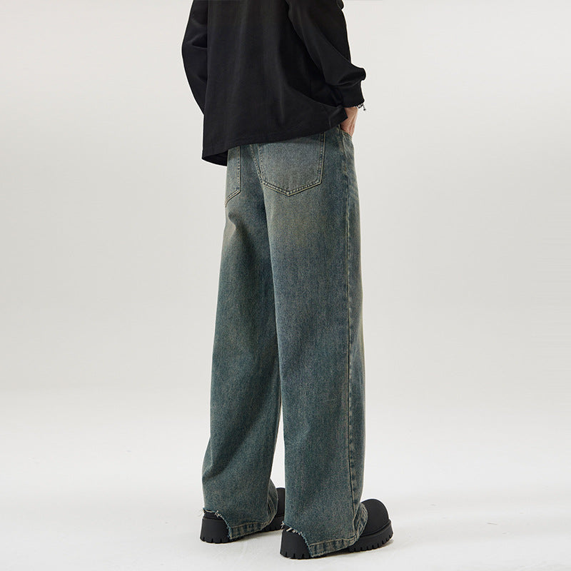 Vintage Fade Wide-Leg Jeans