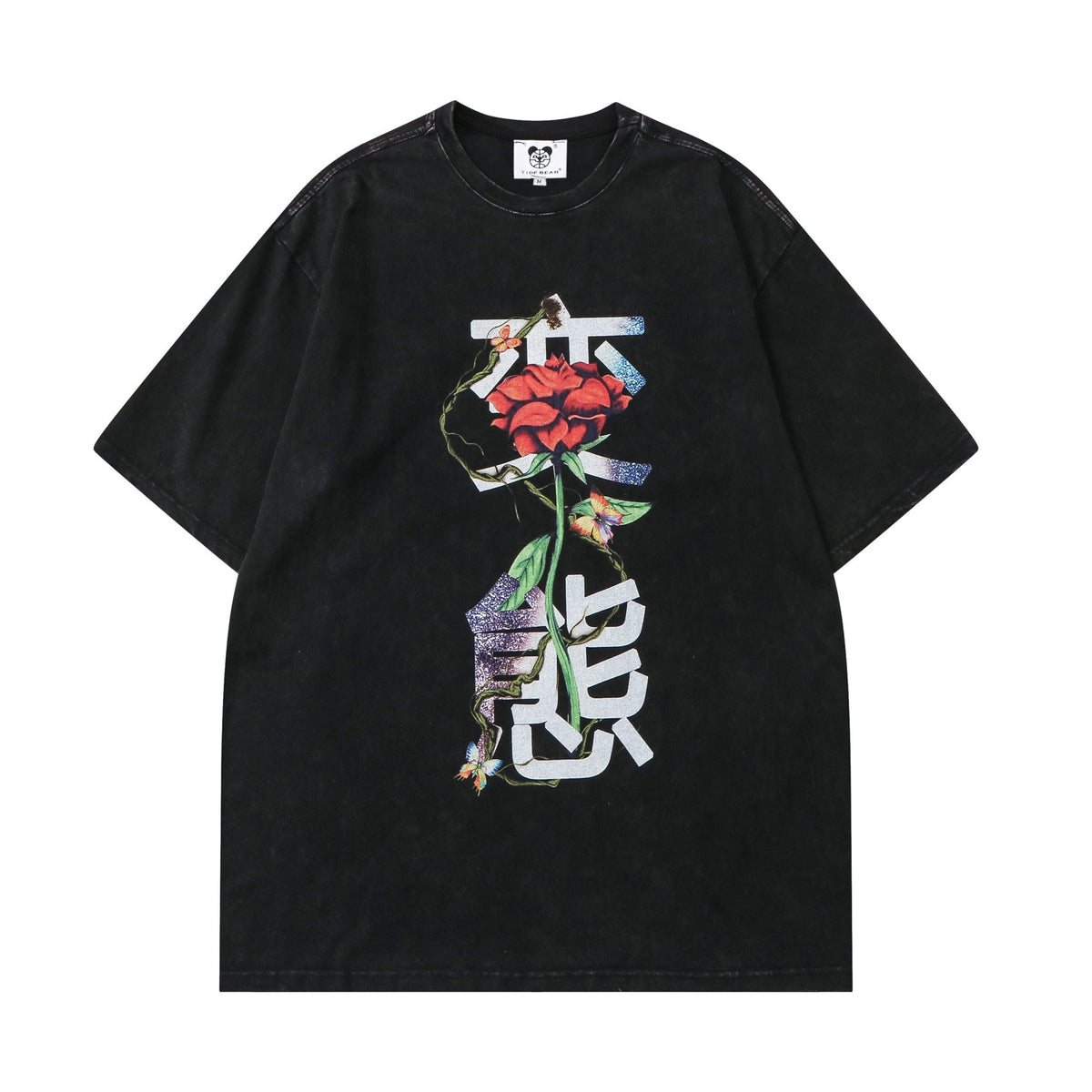 Botanical Graphic Oversized Tee
