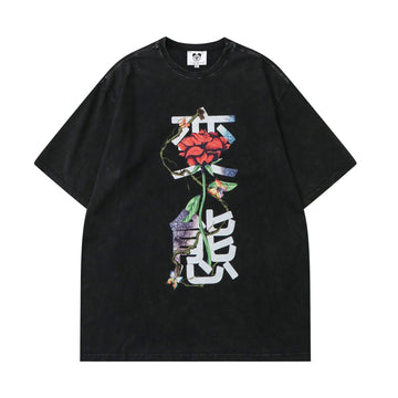 Botanical Graphic Oversized Tee
