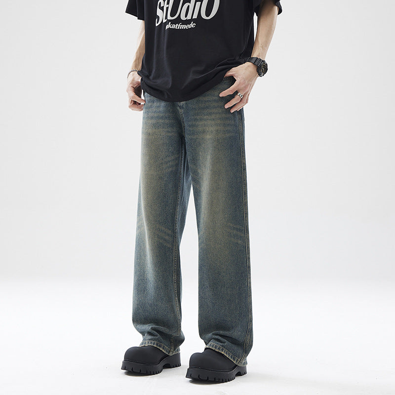 Mineral Wash Relaxed Jeans
