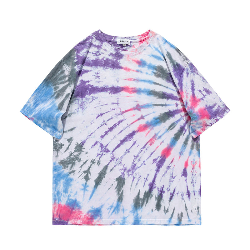 Solar Spiral Tie-Dye Tee